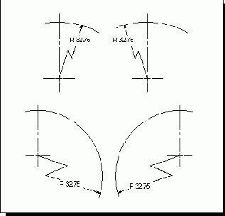  Folded Radius -   
