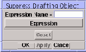  Suppress Drafting Objects -   