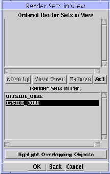  Define Render Sets in View -     
